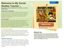 Tablet Screenshot of mysocialstudiesteacher.com